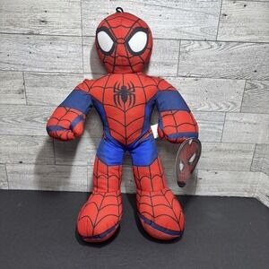 Large 14'' Ultimate Spiderman Plush Toy. Licensed Stuffed Animal. Marvel.‎ New.